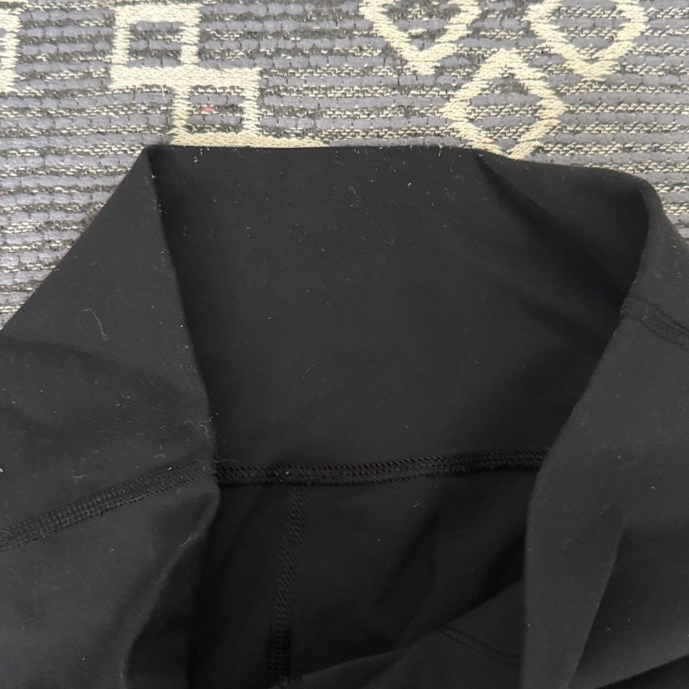 Lululemon Wunder Under Crop Leggings Tights Black High Rise - Picture 4 of 7